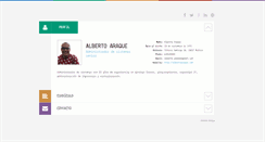 Desktop Screenshot of albertoaraque.com